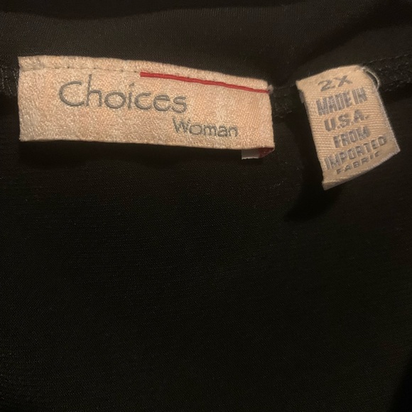 Choices Women’s Beaded Neck Shift Dress - Picture 3 of 3